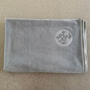 Manduka eQua Yoga Mat Towel Charcoal Grey